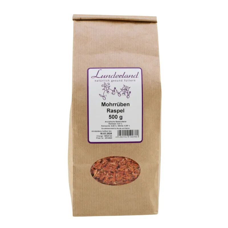 Lunderland Lunderland Mohrrübenraspel 500 g – Produktbild 1 von 1