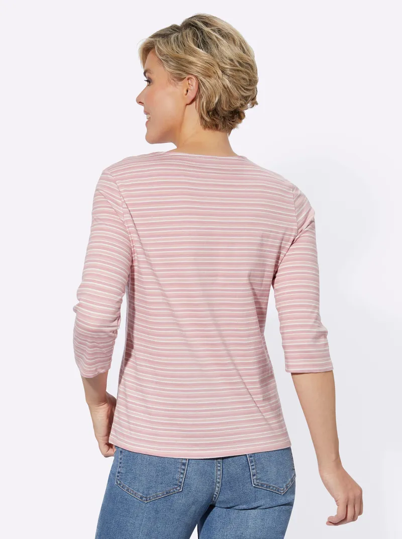 Witt Ringelshirt altrosa-geringelt, Altrosa-geringelt, – Produktbild 2 von 2