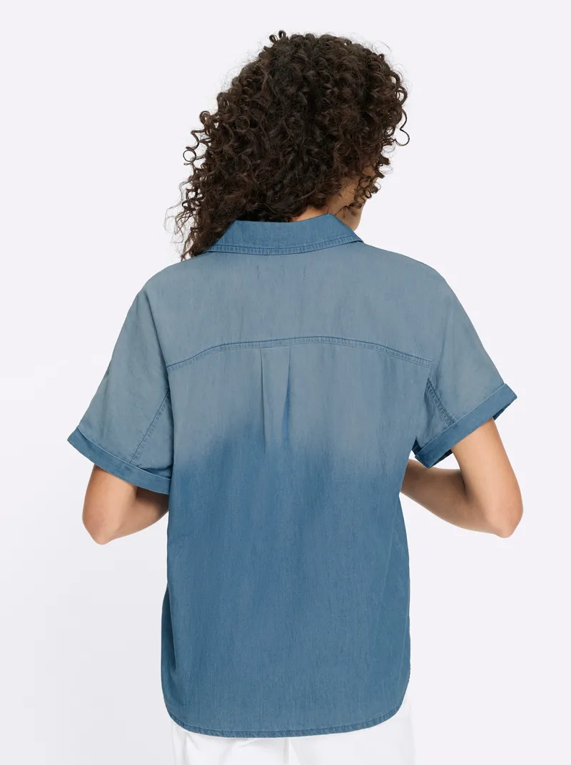 heine Jeansbluse blue-bleached, Blue-bleached, – Produktbild 2 von 2