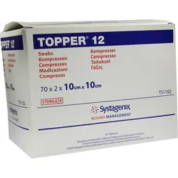 Solventum Germany TOPPER 12 Kompr.10x10 cm steril 70X2 St Kompressen – Produktbild 1 von 1