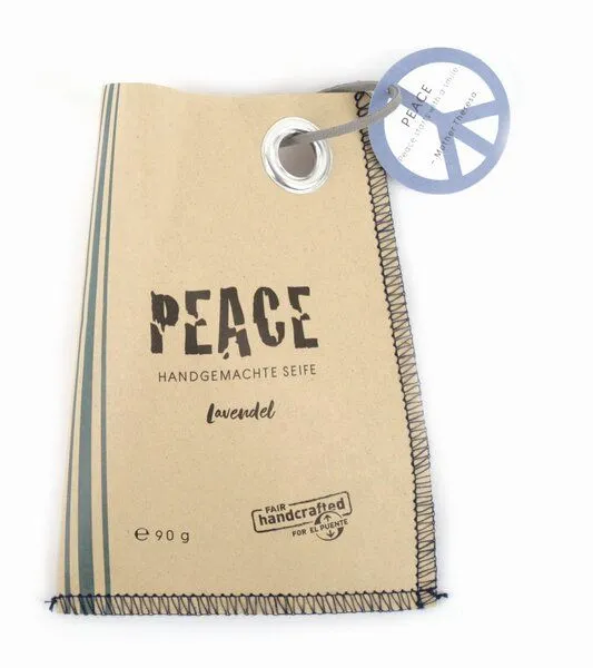 El Puente El Puente Seife "Peace" | Vegan, Mehrfarbig, – Produktbild 2 von 3