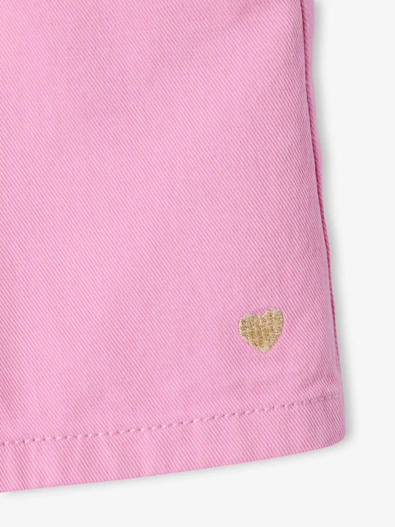 Vertbaudet Mädchen Shorts mit Dehnbund, Malve, – Produktbild 4 von 4