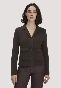 hessnatur hessnatur Jackenblazer aus Bio-Baumwolle mit Bio-Merinowolle (1-tlg) – Produktbild 1 von 1
