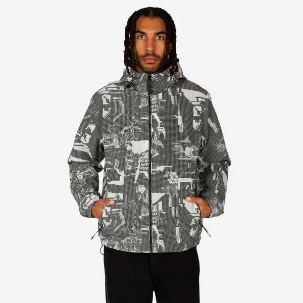Iriedaily Iriedaily Artisaner Jacket, Schwarz/weiß, – Produktbild 4 von 4