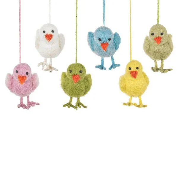 Felt So Good felt so good Osterküken zum Aufhängen (6er-Set) aus Filz – Produktbild 1 von 1