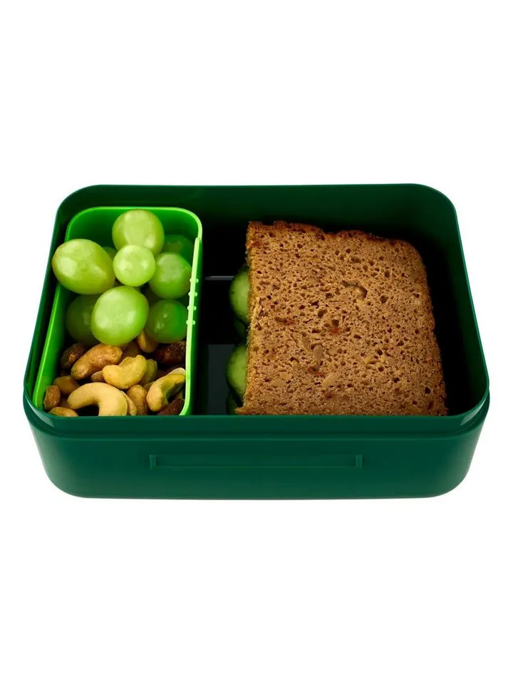 Ergobag Ergobag Lunchbox Brotdose, Kunststoff, (Brotdose, 1-tlg., 1x Brotdose), spülmaschinengeeignet bis 45 Grad, Handwäsche empfohlen, Blau, – Produktbild 4 von 8