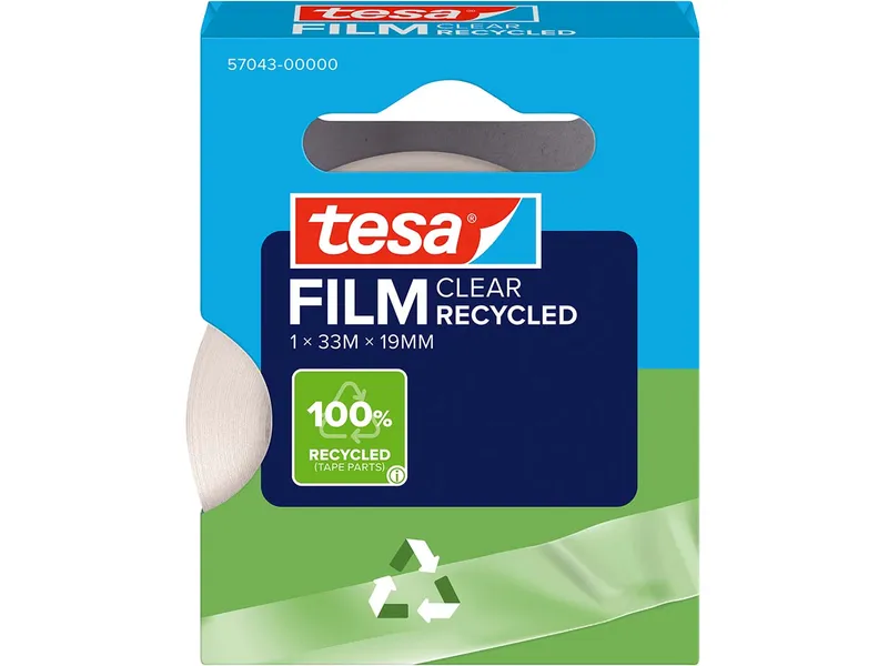 Tesa Tesa tesafilm "CLEAR RECYCLED" 1 Rolle, 19 mm x 33 m – Produktbild 2 von 4