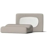 Schlafgut Schlafgut Nacken-/Gesundheitskissenbezug Knitted Jersey flexible - 95% Biobaumwolle, 5% Elasthan - uni, Sand mid, – Produktbild 1 von 1