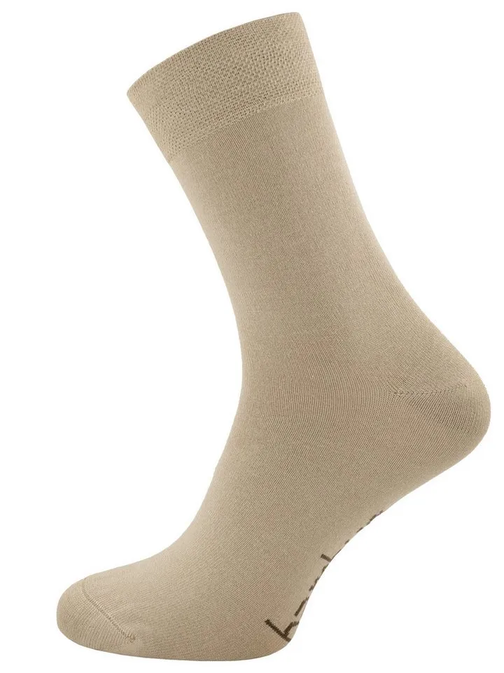 Cotton Prime® Socken Bambussocken ohne Gummibund (10-Paar) weich und atmungsaktiv durch Viskose, Braun, – Produktbild 5 von 5