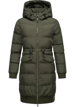 ragwear ragwear Steppmantel Briosh Wasserdichter Damen Wintermantel mit Kapuze – Produktbild 1 von 1