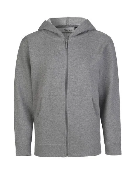 Neutral® - 3FREUNDE Neutral® - 3FREUNDE Kinder Hoodie Zipped, Hellgrau, – Produktbild 1 von 4