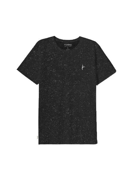 FUXBAU FUXBAU Männer fux T-Shirt - neps, Schwarz neps, – Produktbild 3 von 4