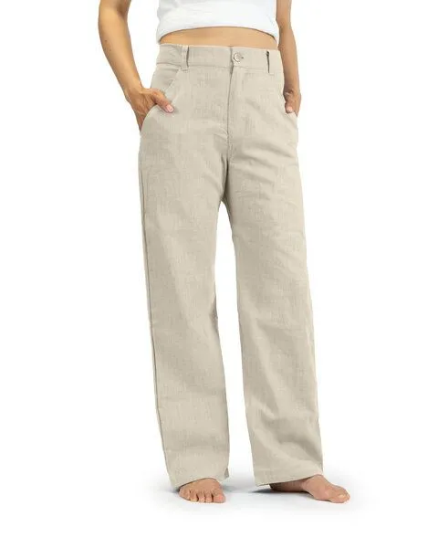 SCHAZAD Leinenhose APPROVAL von SCHAZAD, Beige, – Produktbild 2 von 3