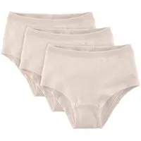 hessnatur hessnatur Mädchenpants Slim 3er-Pack aus reiner Bio-Baumwolle – Produktbild 1 von 1