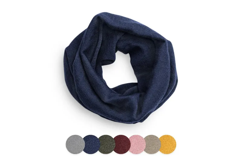 Ehrenkind Strickschal Schlauchschal für Kinder, aus Merino Schurwolle, (Feinstrick), Blau, – Produktbild 1 von 5