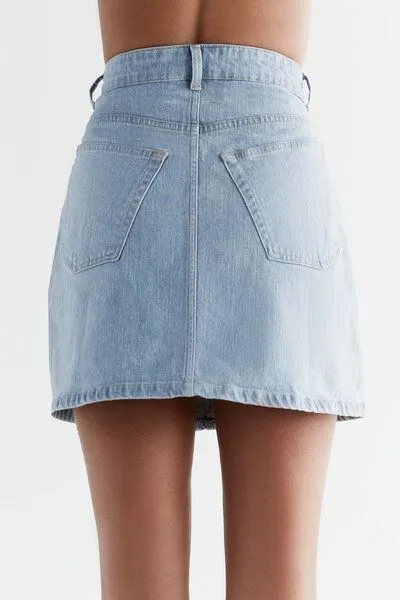 Evermind Evermind W's Skirt-WA2009, Light slate blue, – Produktbild 3 von 5
