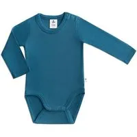 Leela Cotton Leela Cotton Baby Kinder Body Langarm Bio-Baumwolle Rippjersey 2005, Blau-donau, – Produktbild 1 von 1