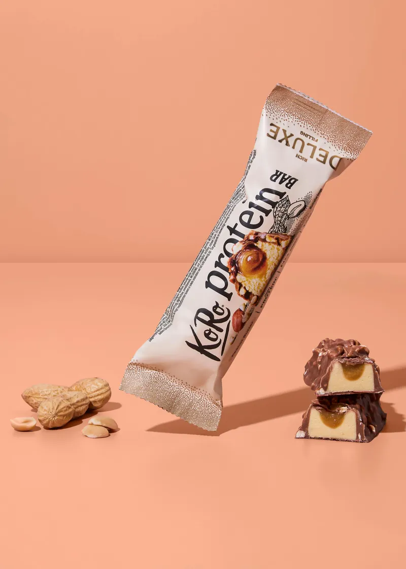 KoRo Protein Bar Deluxe Peanut Butter | 55 g – Produktbild 2 von 5