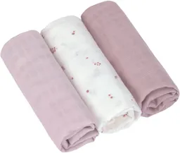 Lässig Lässig Stoffwindeln Swaddle & Burp Blanket, L, Berries (Set, 3-St) – Produktbild 1 von 1