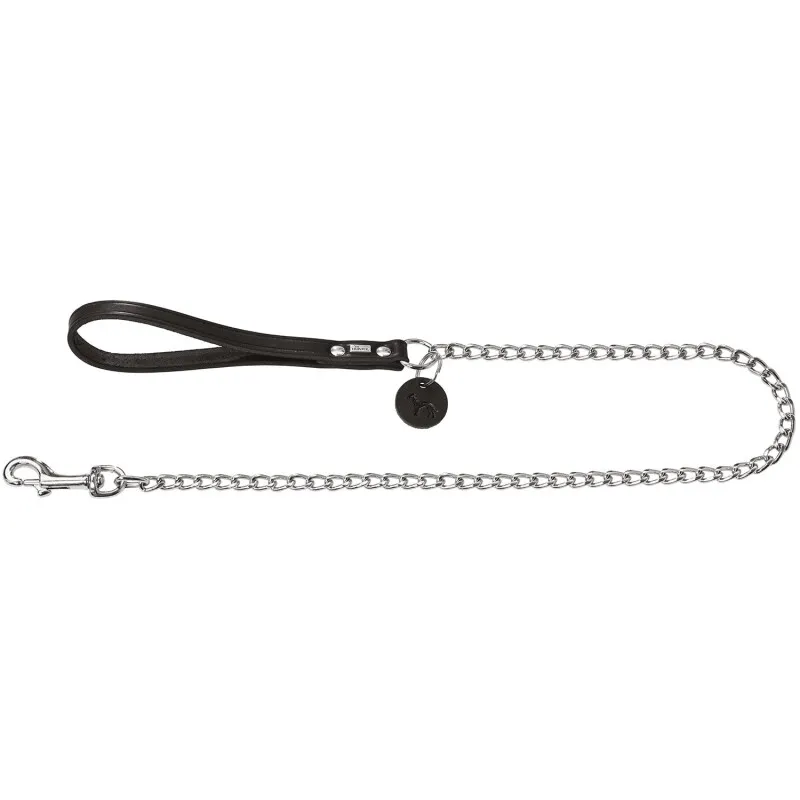 Hunter Hunter Kettenführleine schwarz 1,3 cm, 1,1 m – Produktbild 1 von 2