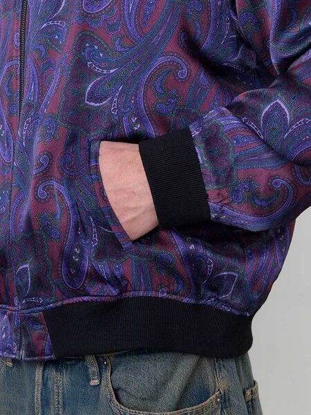 Yahmo Yahmo Viskose/Tencel Fred Wendejacke, Orchid/black (lila/schwarz), – Produktbild 3 von 4