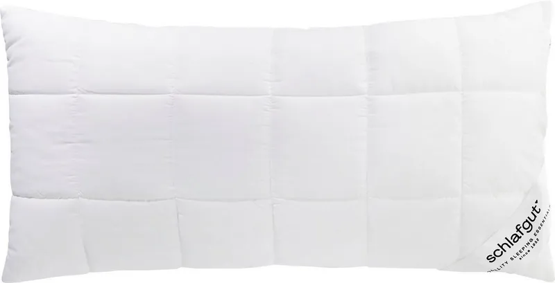 Schlafgut Schlafgut Kunstfaserkopfkissen Pure Kissen, Anschmiegsames Schlafgefühl dank leichter Super-Fill-Füllung, Weiß, – Produktbild 2 von 6