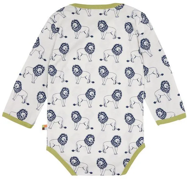 loud + proud loud + proud Babys & Kinder Body langarm Druck, GOTS-zertifiziert, Ultramarin(blau), – Produktbild 1 von 2