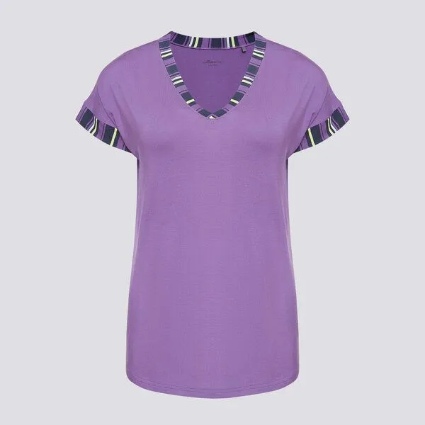 comazo comazo Shirt 1/4 Arm aus Mircromodal, Purple, – Produktbild 4 von 4
