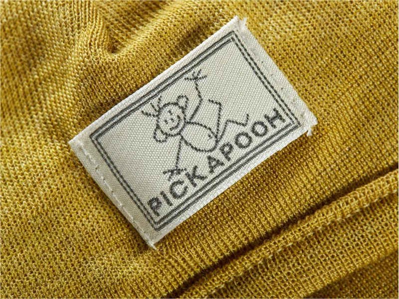 Pickapooh Pickapooh Baby und Kinder Helmmütze Schlupfmütze Wolle Seide dijon Gr.48, Gelb, – Produktbild 2 von 2