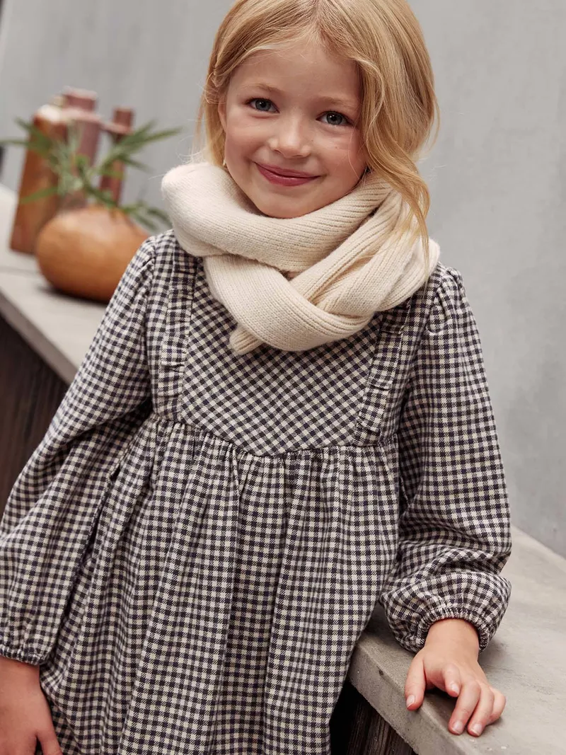 Vertbaudet Mädchen Set, Beige meliert, – Produktbild 2 von 4