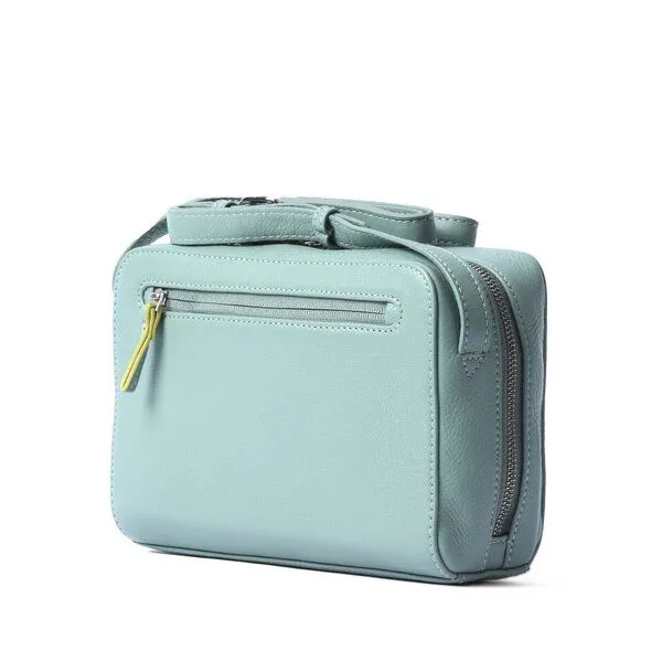 Vargu Vargu Leder-Umhängetasche Estem 1, Mint green, – Produktbild 4 von 4