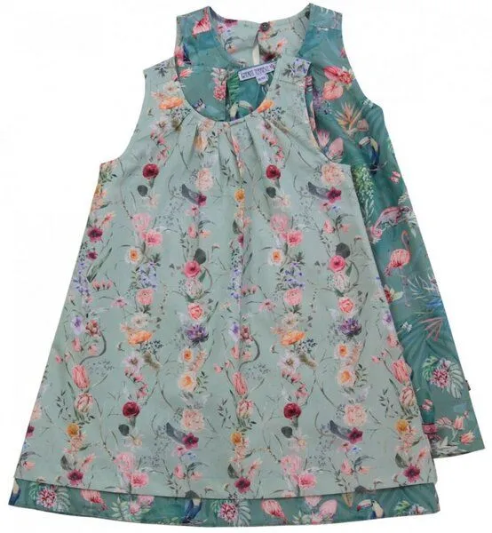 Enfant Terrible Enfant Terrible Wendekleid Blumen-Dschungel mint-salbei, Green, – Produktbild 1 von 4