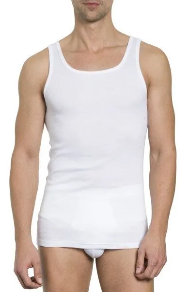 Haasis Bodywear Haasis Bodywear Herren Unterhemd Feinripp Doppelpack, Weiss, – Produktbild 4 von 4