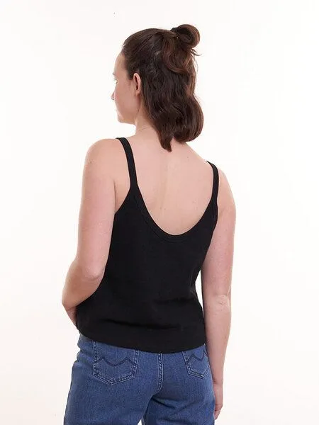 Bleed Bleed Bebba Knitted Top Schwarz – Produktbild 2 von 4