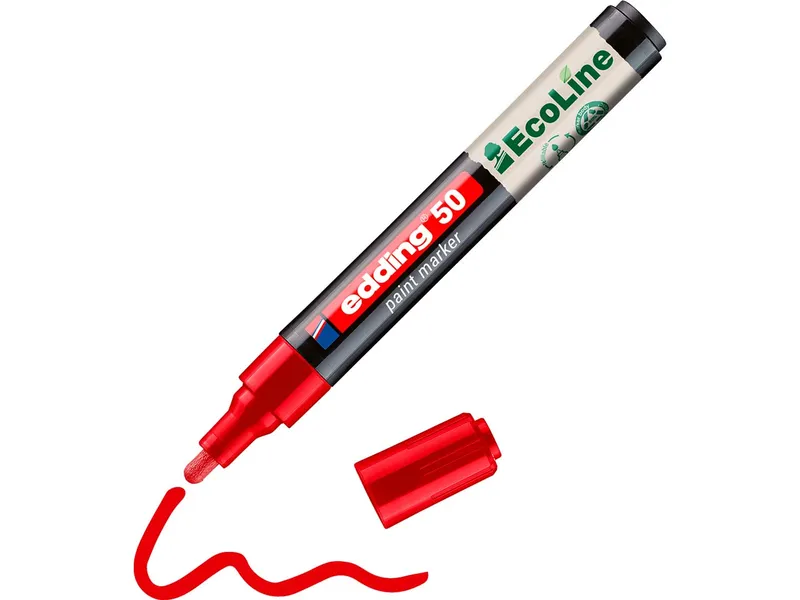 Edding Edding Lackmarker "50 EcoLine" wasserbasiert, Rot, – Produktbild 1 von 1