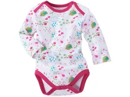 HANS NATUR Baby Langarmbody Bio-Baumwolle Birds Gr. 86/92 – Produktbild 1 von 1