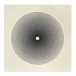Veskor Cassiopeia Veskor Cassiopeia GONG Heilige Geometrie Linoldruck | 40 × 40 cm | Schwarz auf Creme – Produktbild 1 von 1