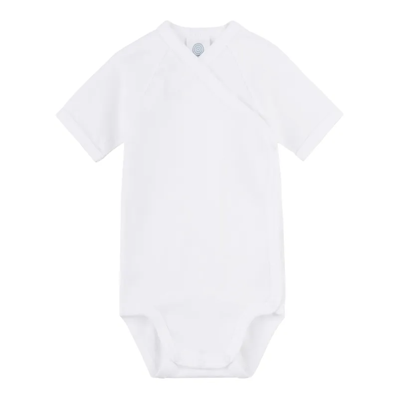 Sanetta Sanetta Wickelbody kurzarm, Weiss, – Produktbild 1 von 1