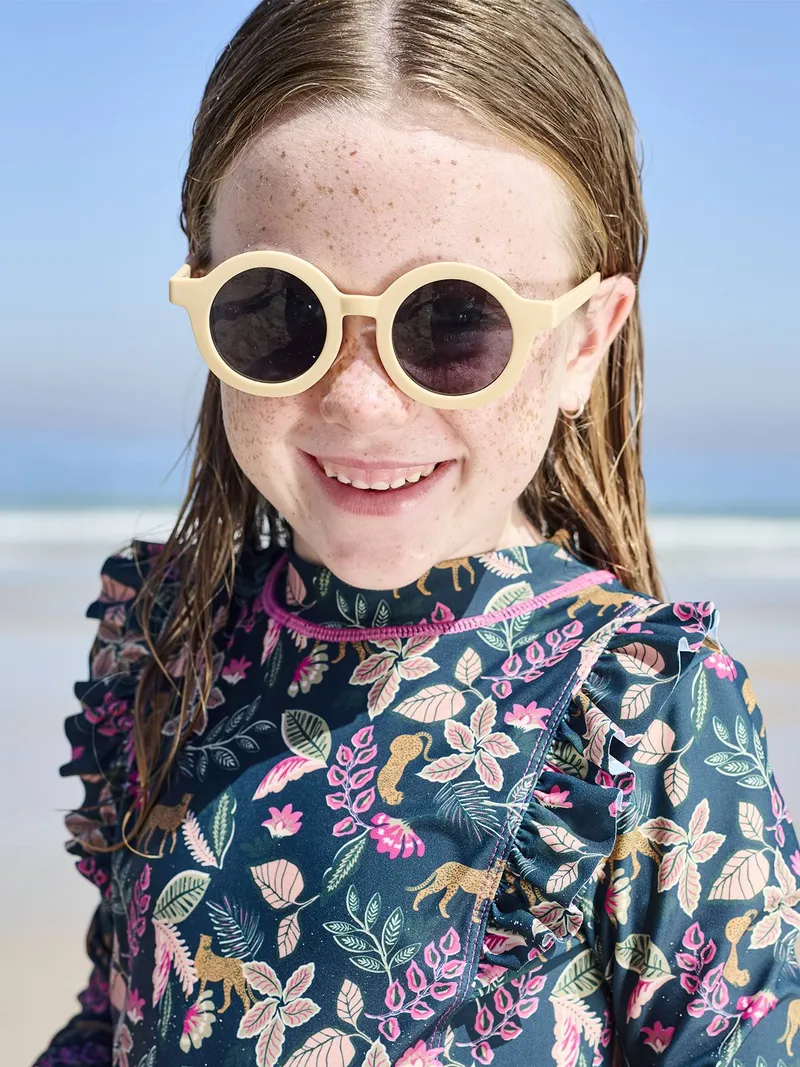 Vertbaudet Kinder Sonnenbrille, Beige, – Produktbild 1 von 3