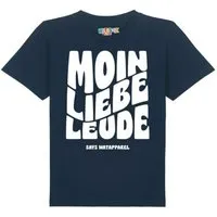 watabout kids watabout.kids T-Shirt Kinder Moin liebe Leude, French navy, – Produktbild 1 von 1