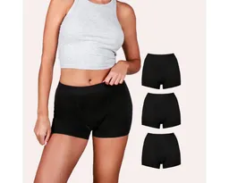Taynie Taynie Periodenslip Shorts ultra - Periodenunterwäsche sehr starke Blutung - Damen (Spar-Set, 3-St., 3er-Pack) Auslaufsichere Periodenunterwäsche / Periodenslip aus Bio Baumwolle – Produktbild 1 von 1
