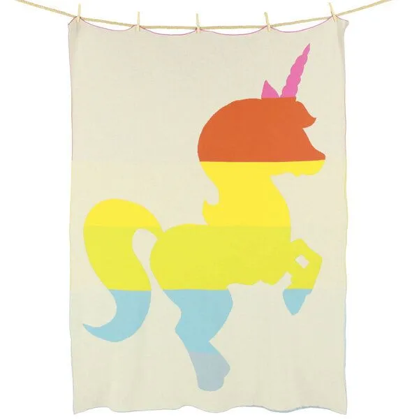 quschel quschel Kinder-/Wohndecke aus 100% Bio-Baumwolle, 100x150cm – Produktbild 2 von 3