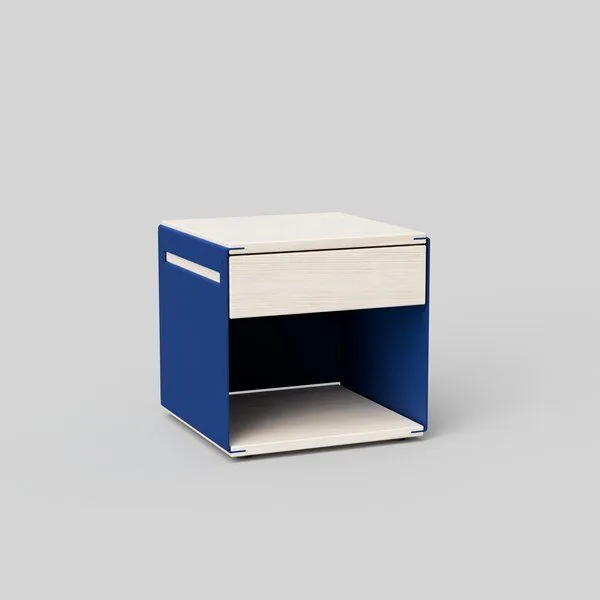 Bally und Bally Bally und Bally Chapa Nachttisch, Blau, – Produktbild 1 von 7