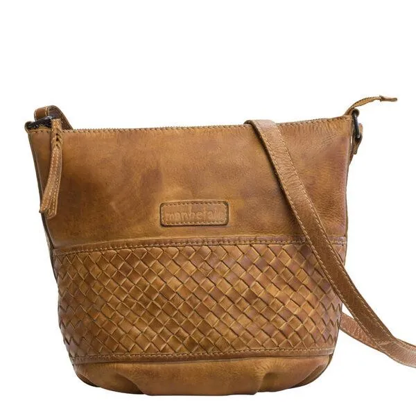 manbefair manbefair UMHÄNGETASCHE NICE leder, Cognac, – Produktbild 1 von 4