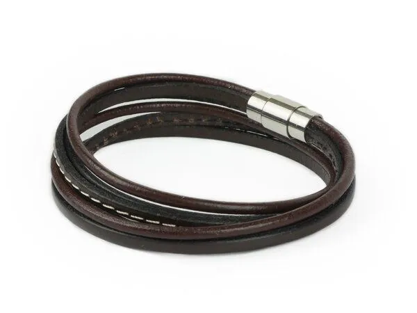 Simaru Simaru Lederarmband für Herren & Damen - braun - Pflanzliche Gerbung – Produktbild 3 von 3