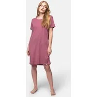 greenjama greenjama Damen Sleepshirt aus Derby-Rib, GOTS-zertifiziert, Grape (rosa), – Produktbild 1 von 1