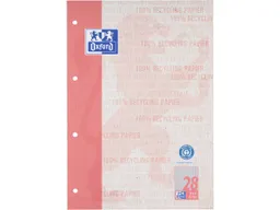 OXFORD OXFORD Recycling-Schulblock A4, kopfgeleimt, 50 Blatt, Lineatur 28 – Produktbild 1 von 1