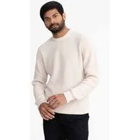 MELA MELA Strickpullover Style RAVI aus 100% Bio-Baumwolle, Cream melange, – Produktbild 1 von 1