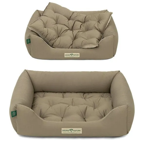 HOUND & NATURE HOUND & NATURE Öko Hundebett ZERMATT, Taupe, – Produktbild 3 von 7