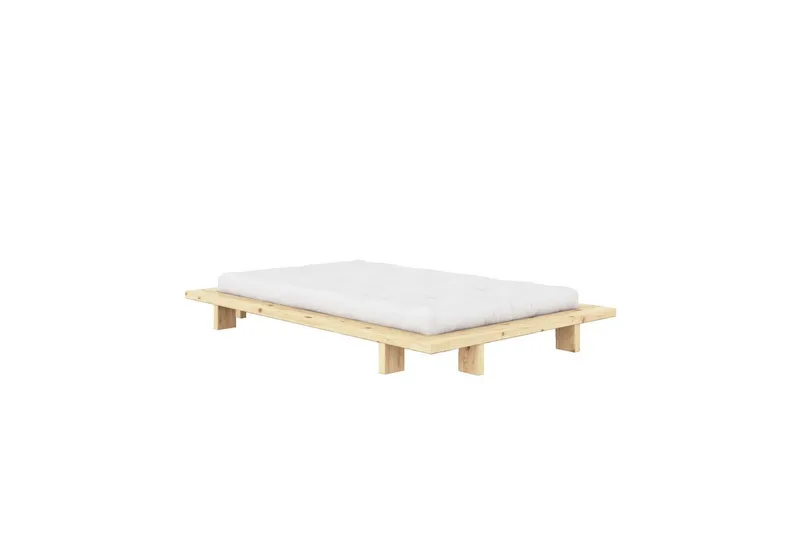 Karup Design Futonbett Bettgestell JAPAN BED Futonbett aus FSC®-zertifiziertem Massivholz (Mit Lattenrost), zeitlos, bequem & in mehreren Farben und Größen erhältlich, Beige, – Produktbild 6 von 8